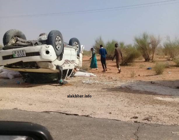 وفاة شخصين في حادث سير على طريق روصو نواكشوط