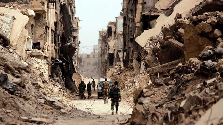 الدمار الذي لحق بالبنى التحتية السورية نتيجة الأزمة