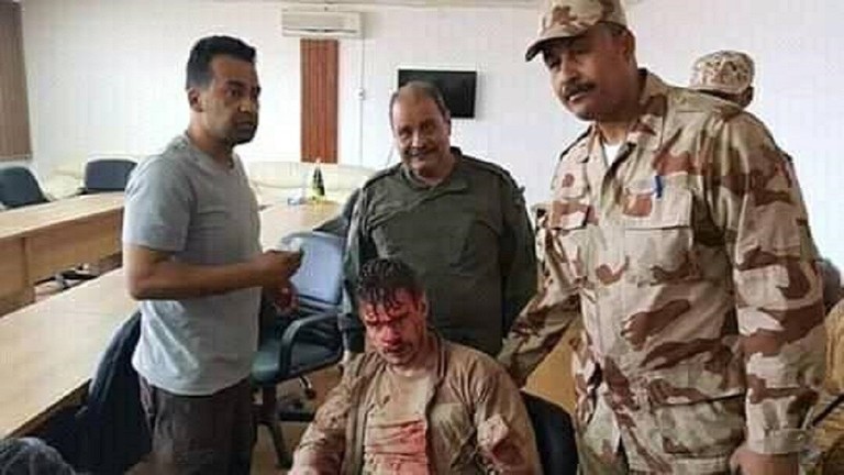 إسقاط طائرة حربية تابعة لحكومة الوفاق جنوب طرابلس والقبض على قائدها (صور)