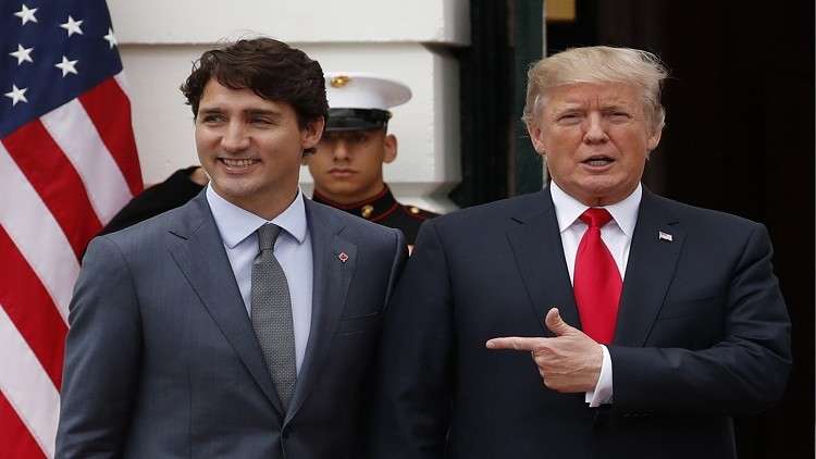 ترامب لرئيس وزراء كندا: " ألستم من حرق البيت الأبيض"؟
