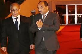 الوزير الأول السابق الدكتور مولاي ولد محمد لغظف صحبة الرئيس