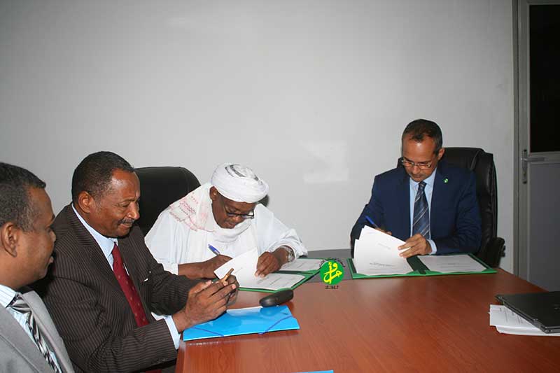توقيع محضر تعاون موريتاني سوداني في مجال الزراعة 