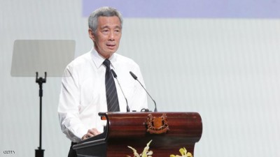 إصابة رئيس وزراء سنغافورة بوعكة صحية أثناء القاء خطاب سنوي