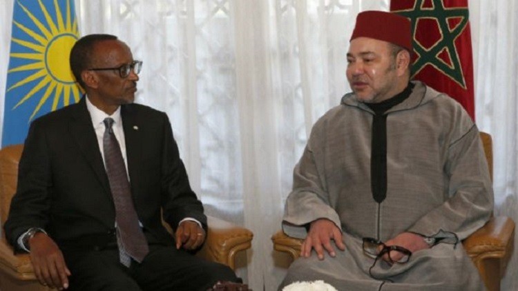 محمد السادس مع رئيس رواندا بول كاغامي