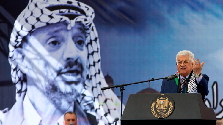 الرئيس الفلسطيني محمود عباس في مهرجان إحياء الذكرى الـ12 على وفاة ياسر عرفات