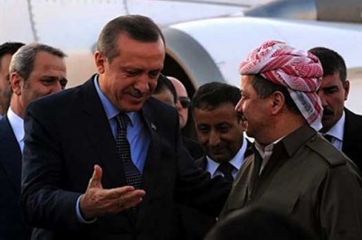 أردوغان يستقبل بارزاني بأنقرة