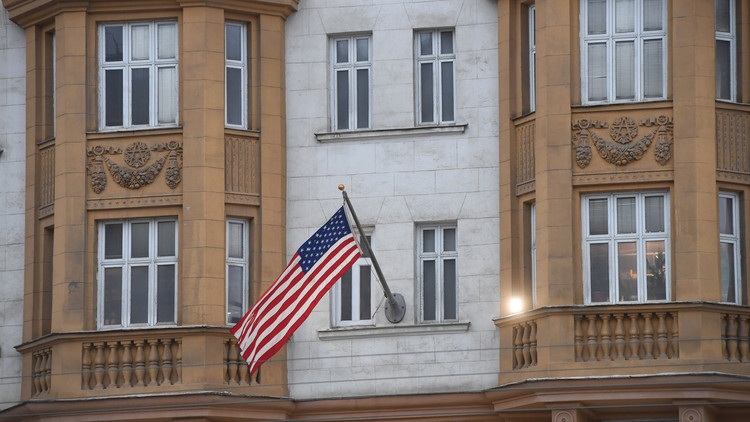 المياه تغمر السفارة الأمريكية في موسكو