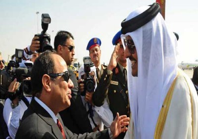 الرئاسة المصرية: أمير قطر هنأ السيسي هاتفيا بعيد الفطر