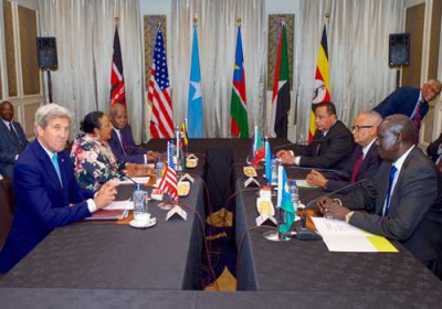  وزير الخارجية السوداني ونظيره الأمريكي يبحثان العلاقات الثنائية 