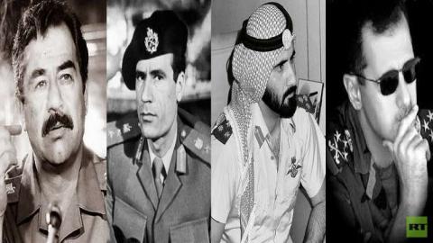 بشار الأسد، محمد بن راشد، معمر القذافي، صدام حسين