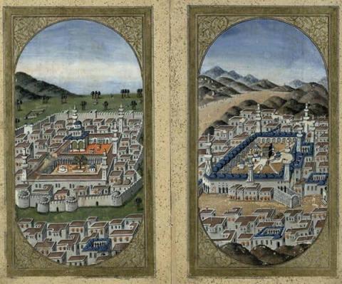 لأول مرة… إسرائيل تكشف عن رسوم جديدة لمكة والمدينة