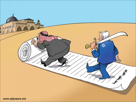 كاريكاتير: وعد بلفور العربي
