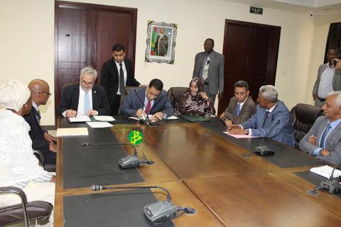  900 مليون أوقية جديدة هبة من الوكالة الدولية للتنمية لــموريتانيا