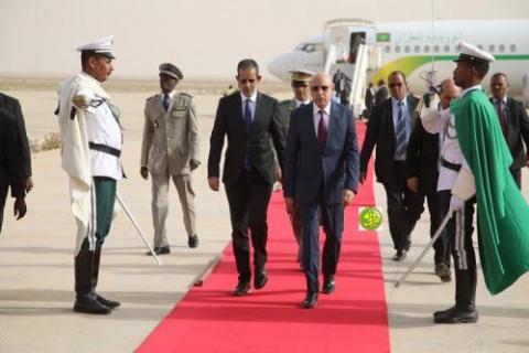 رئيس الجمهورية يعود إلى نواكشوط محملا بحزمة من الاستثمارات الإماراتية