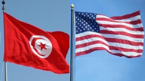 علم تونس والولايات المتحدة