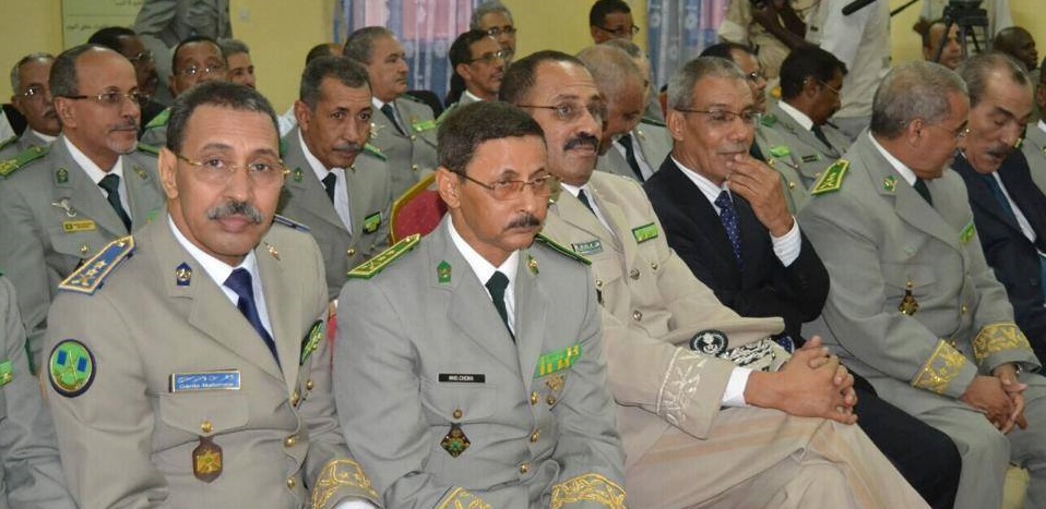 بعض قادة المسؤسسة العكسرية في موريتانيا