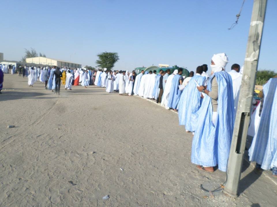 صورة من وقفة امس الإحتجاجية