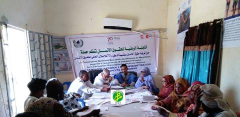 بعثة من اللجنة الوطنية لحقوق الانسان تزور ولاية لعصابه