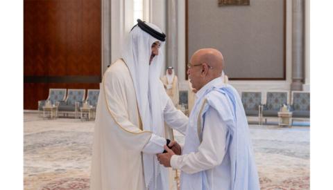 رئيس الجمهورية يقدم التعازي لأمير دولة قطر