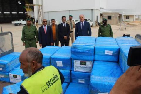 طائرتان محملتان بالأسماك من موريتانيا تضامنا إلى الشعب اللبناني