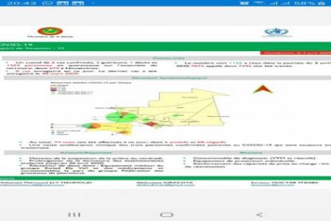 النشرة اليومية لوزارة الصحة