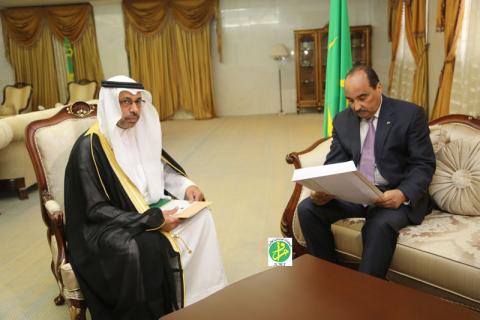 سفير السعودية مع رئيس الجمهورية