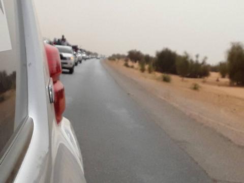 الشيخ عثمان ابو المعالي يحشد بقوة لدعم التعديلات الدستورية في مقطع لحجار (صور)