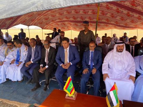 وفد إماراتي يحضر حفل وضع الحجر الأساس للمحظرة الشنقيطية الكبرى (صور
