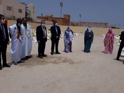 وكالة التعاون التركي TIKA تقسم 400 سلة غذائية على المحتاجين في نواكشوط / صور